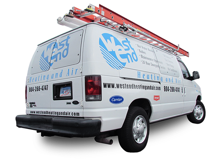 a van parked on the side of the road